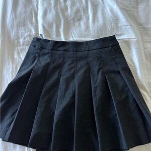 Aritzia black/dark grey high rise mini skirt with tags